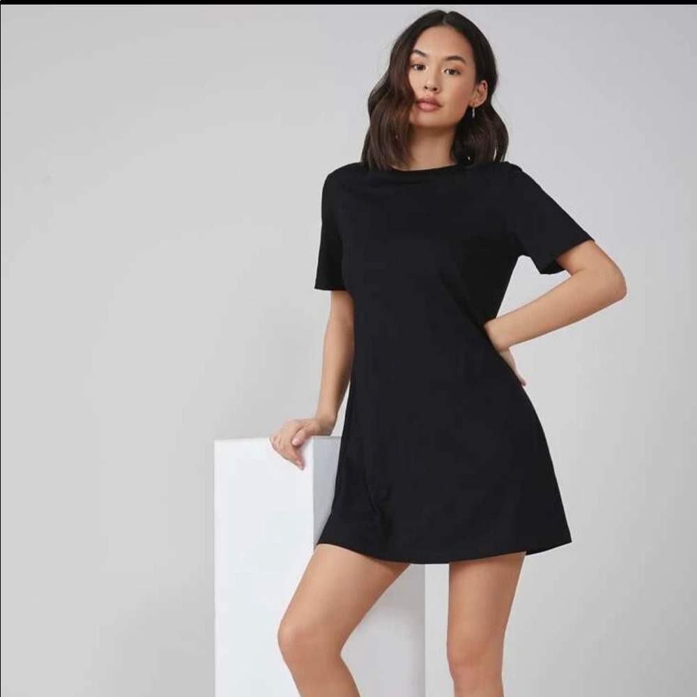 Shein black T shirt dress